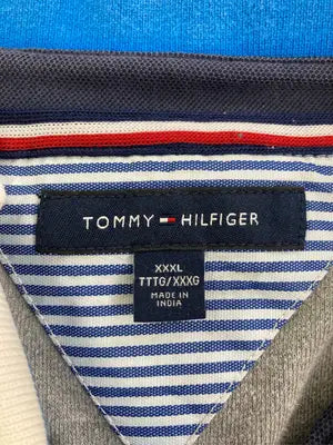TOMMY HILFIGER/トミーヒルフィガー/ポロシャツ/トップス/グレー/XXXL