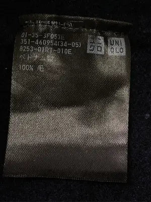 UNIQLO/ユニクロ/ニット/セーター/トップス/ネイビー/L