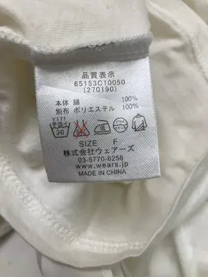 w closet/ダブルクローゼット/Tシャツ/カットソー/トップス/ホワイト/F