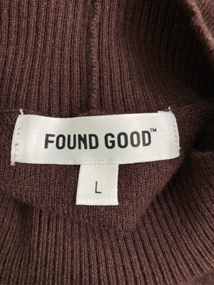 FOUND GOOD/ニット/セーター/トップス/ブラウン/L