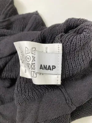 ANAP/アナップ/ニット/セーター/トップス/ブラック/F