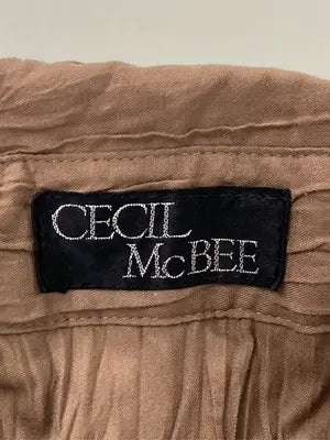 CECIL McBEE/セシルマクビー/シャツワンピース/ワンピース/ドレス/ブラウン/9AR