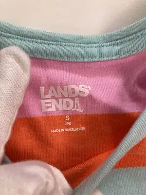 LANDS' END/ランズエンド/Tシャツ/カットソー/トップス/スカイブルー/S