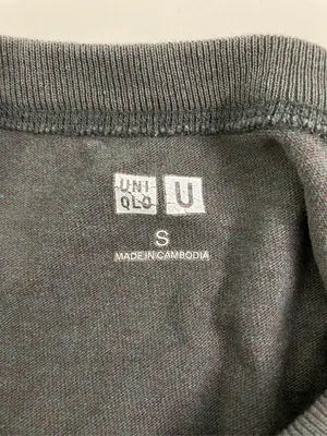UNIQLO/ユニクロ/Tシャツ/カットソー/トップス/グレー/S