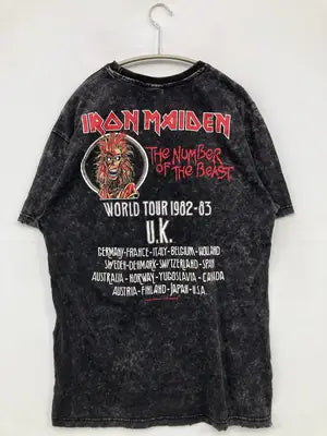 IRON MAIDEN/Tシャツ/カットソー/トップス/ブラック/Ｓ