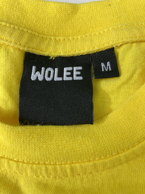 WOLEE/Tシャツ/カットソー/トップス/イエロー/M