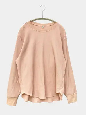 UNIQLO/ユニクロ/Tシャツ/カットソー/トップス/ピンク/L