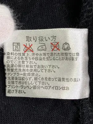 OBLO DESIGN/Tシャツ/カットソー/トップス/ブラック/4L