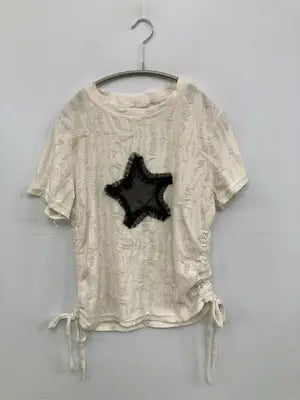 DIAVEL/ディアベル/Tシャツ/カットソー/トップス/アイボリー