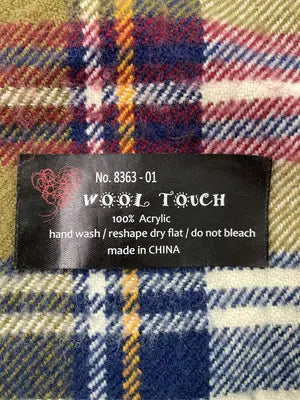 WOOL TOUCH/マフラー/ファッション雑貨/ライトグリーン