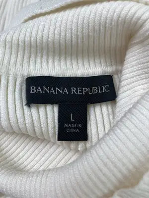 BANANA REPUBLIC/バナナリパブリック/ニット/セーター/トップス/ホワイト/L