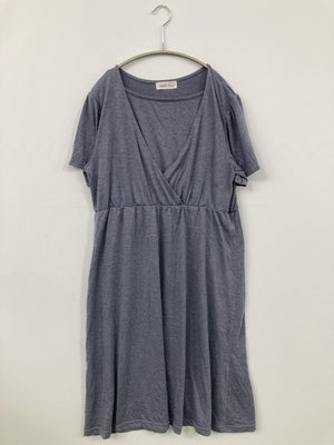 mutti Ei/ワンピース/ワンピース/ドレス/ネイビー/マタニティ　M-L
