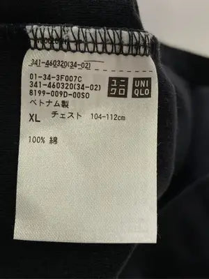 UNIQLO/ユニクロ/Tシャツ/カットソー/トップス/ブラック/XL