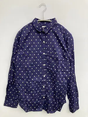 UNIQLO/ユニクロ/シャツ/ブラウス/トップス/ネイビー/L