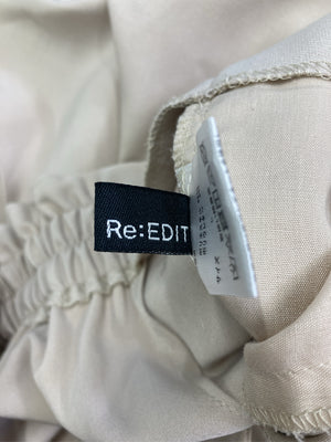 Re:EDIT/リエディ/スラックス/パンツ/ベージュ/L