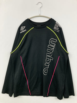 UMBRO/アンブロ/Tシャツ/カットソー/トップス/ブラック/0