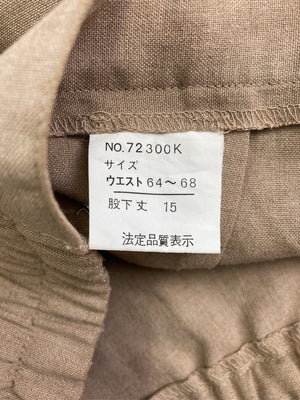 その他パンツ/パンツ/ベージュ/ウエスト64～68　股下15
