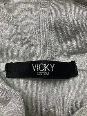 VICKY/ビッキー/パーカー/トップス/シルバー/2