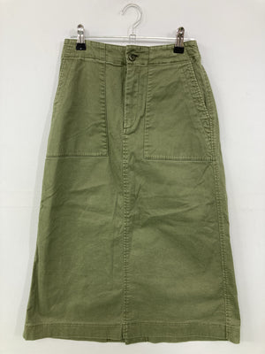 UNIQLO/ユニクロ/ロングスカート/スカート/グリーン/M  ウエスト63-69cm   ヒップ88-94cm