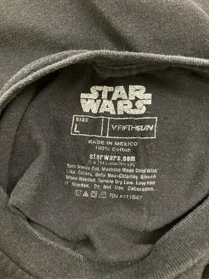 STARWARS/スターウォーズ/Tシャツ/カットソー/トップス/ブラック/L