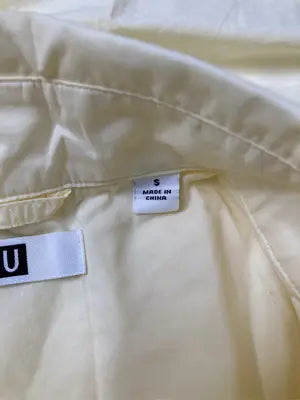 UNIQLO/ユニクロ/シャツ/ブラウス/トップス/イエロー/S
