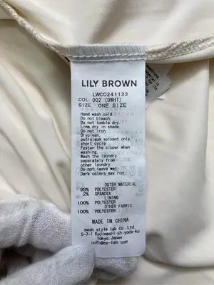 Lily brown/リリーブラウン/ワンピース/ワンピース/ドレス/アイボリー/ONE SIZE