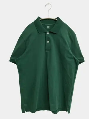 UNIQLO/ユニクロ/ポロシャツ/トップス/グリーン/L