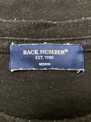 BACK NUMBER/バックナンバー/Tシャツ/カットソー/トップス/ブラック/MEDIUM