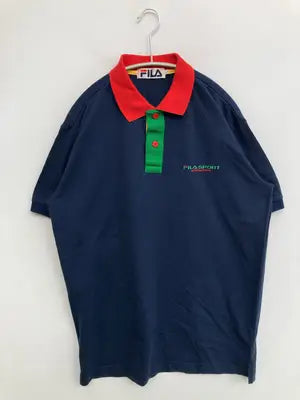 FILA/フィラ/ポロシャツ/トップス/ネイビー/L