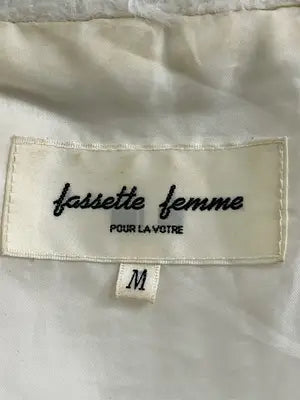 Fassette Femme/ベスト/トップス/アイボリー/M