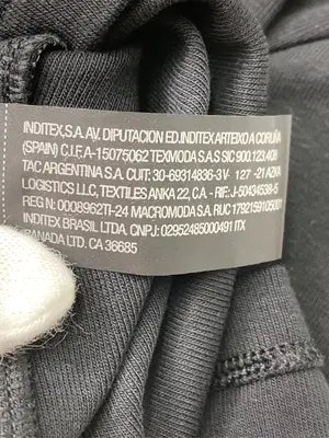 ZARA/ザラ/ポロシャツ/トップス/ブラック/USA M