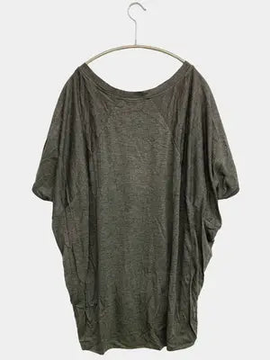 elasty FuF/Tシャツ/カットソー/トップス/グレー/3L