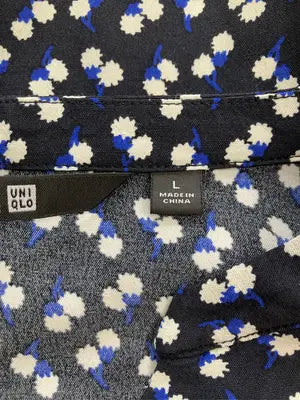 UNIQLO/ユニクロ/シャツ/ブラウス/トップス/ブラック/L