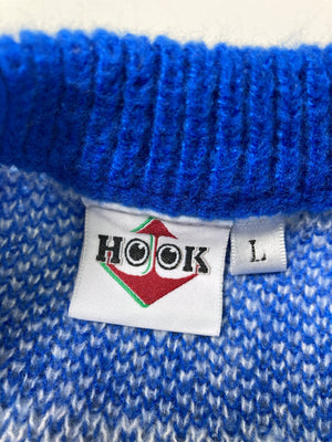 HOOK/フック/ニット/セーター/トップス/ブルー/L