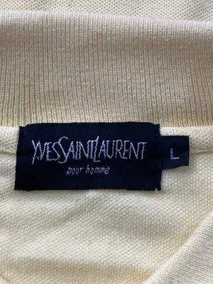 YVESSAINTLAURENT/イヴサンローラン/ポロシャツ/トップス/イエロー/L