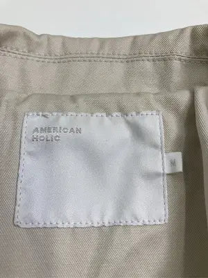 AMERICAN HOLIC/アメリカンホリック/トレンチコート/ジャケット/アウター/アイボリー/M