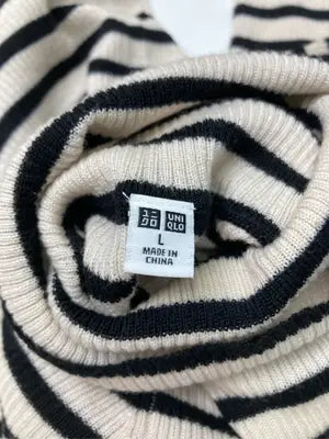 UNIQLO/ユニクロ/ニット/セーター/トップス/ベージュ/L