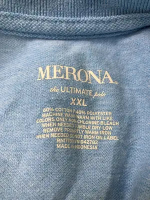 MERONA/メローナ/ポロシャツ/トップス/スカイブルー/XXL