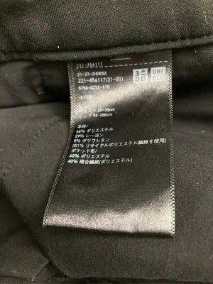 UNIQLO/ユニクロ/スラックス/パンツ/ブラック/L