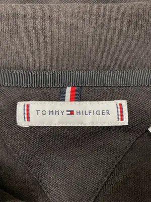 TOMMY HILFIGER/トミーヒルフィガー/ポロシャツ/トップス/ブラック/M