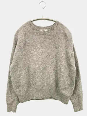 UNIQLO/ユニクロ/ニット/セーター/トップス/グレー/L