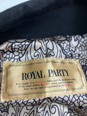 ROYAL PARTY/ロイヤルパーティー/テーラードジャケット/ジャケット/アウター/ブラック/38