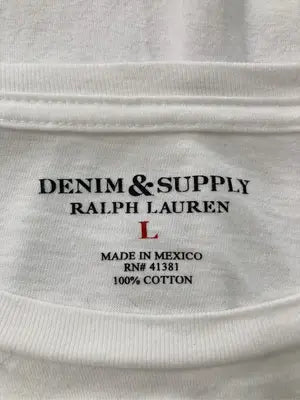 DENIM & SUPPLY RALPH LAUREN/デニムアンドサプライラルフローレン/Tシャツ/カットソー/トップス/ホワイト/L