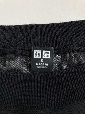 UNIQLO/ユニクロ/ニット/セーター/トップス/ブラック/S