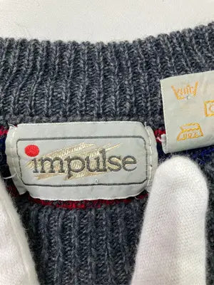 IMPULSE/ニット/セーター/トップス/グレー/P/S