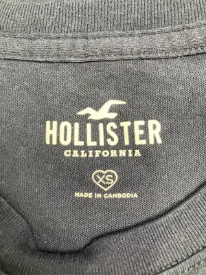 HOLLISTER/ホリスター/Tシャツ/カットソー/トップス/ネイビー/XS