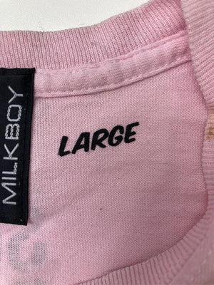 MILK BOY/ミルクボーイ/Tシャツ/カットソー/トップス/ピンク/L