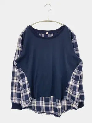 Karei/Tシャツ/カットソー/トップス/ネイビー/M