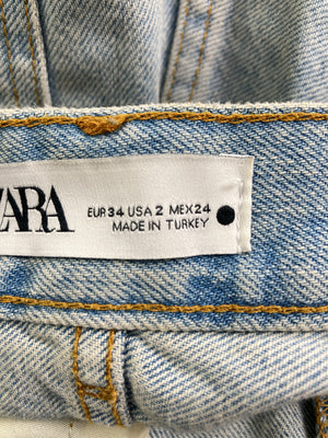 ZARA/ザラ/デニムパンツ/パンツ/ブルー/34