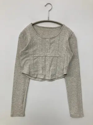 Fashion/ファッション/Tシャツ/カットソー/トップス/グレー/M